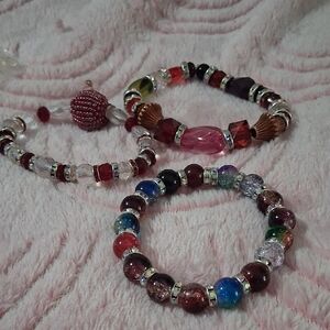 Colorful Beaded Bracelet Set